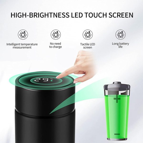 Temperature Display Water Bottle