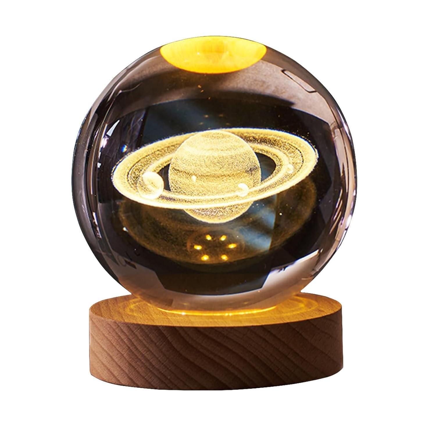 3D Planet Crystal Ball Night Lamp