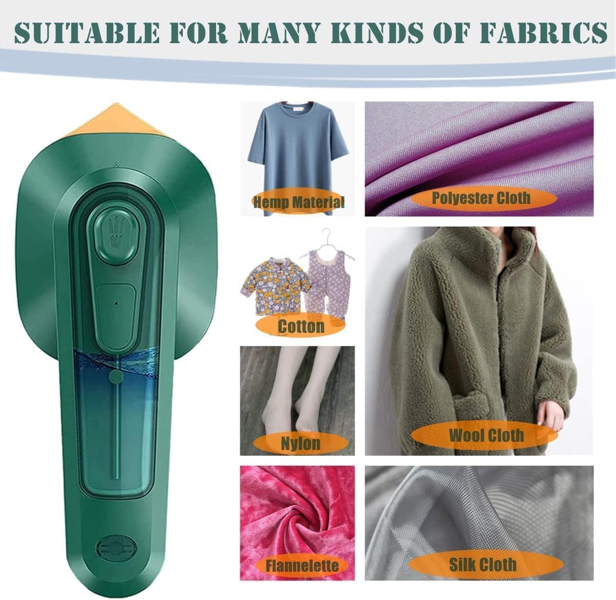 Portable Mini Electric Steam Iron Handheld Garment Steamer for Clothes