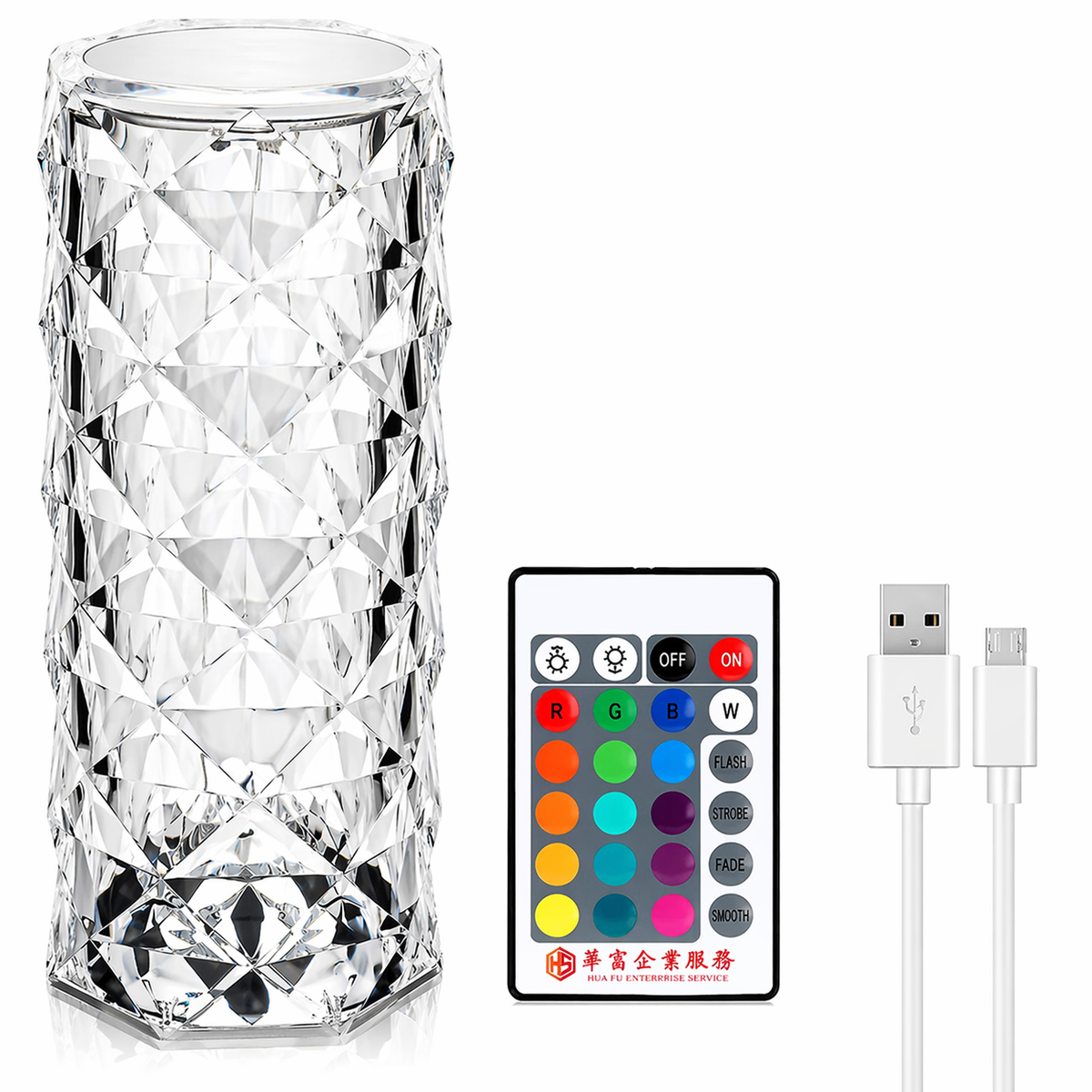 Control Crystal lamp
