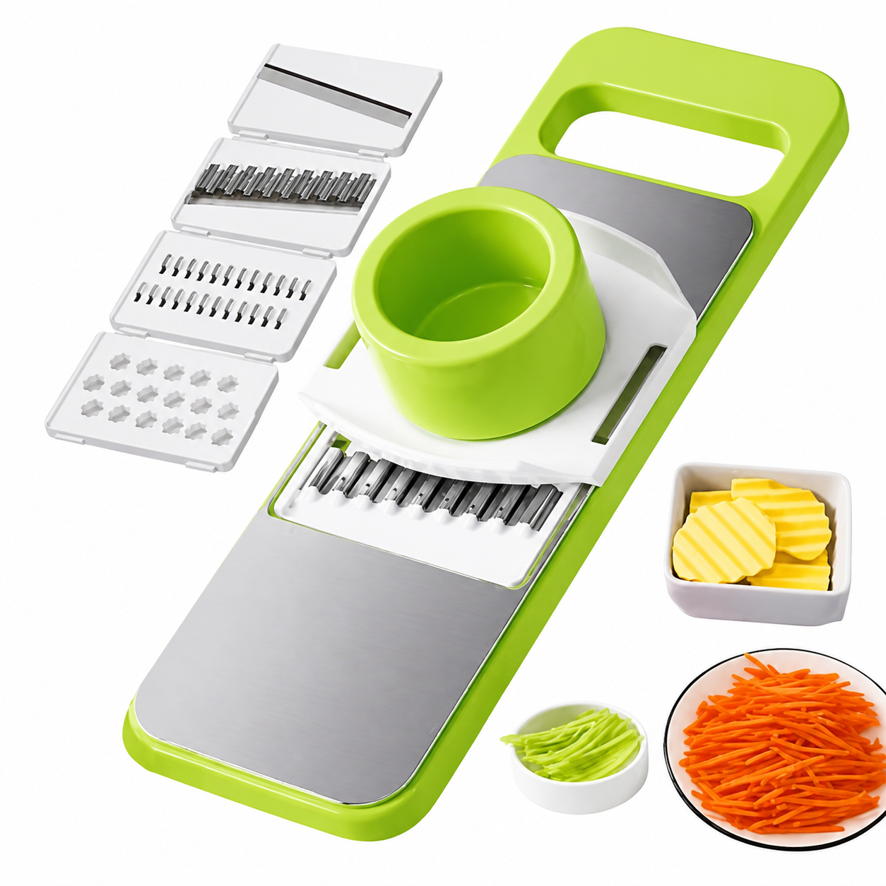 5in1 Vegetable Cutter | Multifunctional Stainless Steel Vegetable Cutter & Slicer | Kitchen Tool