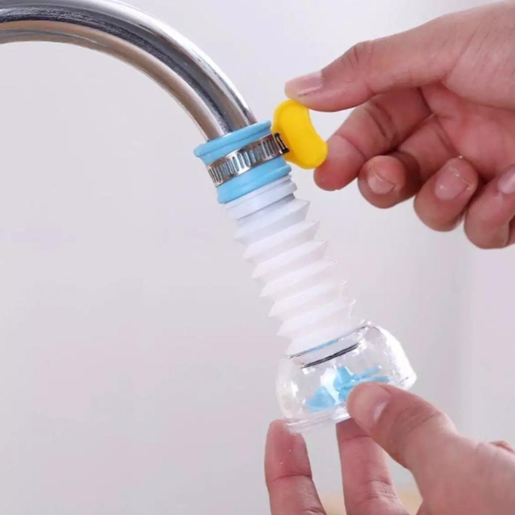 Fan Faucet Clip 360 Rotating Flexible Kitchen Faucet Water Filter