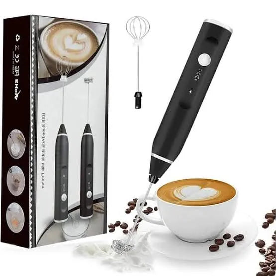Coffee beater - 2 in 1 high quality electric coffee beater and grinder rechargeable