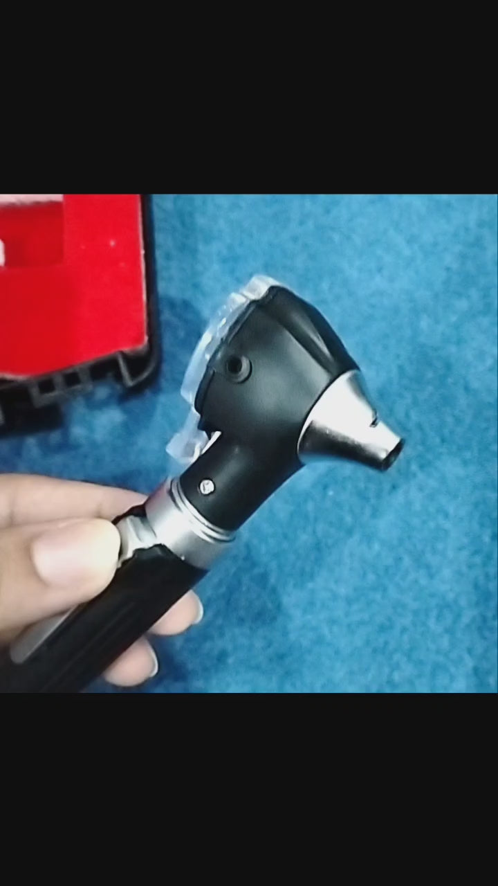 Otoscope Mini 3000 F.O. LED with Handle & Pouch